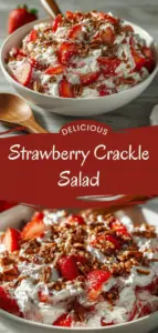 recipe image of strawberries crackers cheese nuts honey lemon juice spinach arugula feta cheese almonds walnuts blue cheese goat cheese balsamic vinaigrette arranged on a white marble kitchen counter with healthy clear glass bowls and rustic brown wooden kitchen sets under soft diffuse daylight