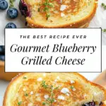 recipe image of cheddar cheese brie cheese goat cheese blueberry preserves balsamic vinegar sourdough bread butter honey cinnamon cream cheese mascarpone white wine thyme on white marble counter with clear glass bowls and rustic wooden utensils under soft diffuse daylight top down photo realistic