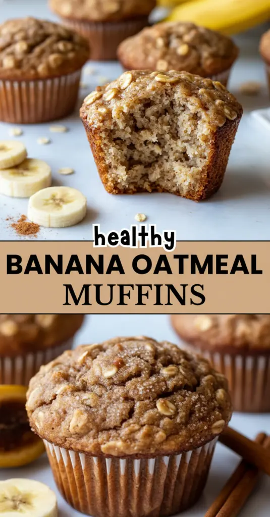 recipe image of a mise en place shot of bananas oats flour eggs milk butter sugar baking powder cinnamon vanilla extract nuts dried fruit chia seeds flax seeds applesauce arranged on a white marble kitchen counter with healthy clear glass bowls and rustic brown wooden kitchen sets under soft diffuse daylight