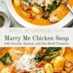 recipe image of chicken breast heavy cream chicken broth onions carrots celery garlic flour butter salt pepper thyme rosemary bay leaves rice noodles mushrooms arranged on a white marble kitchen counter with healthy clear glass bowls and rustic brown wooden kitchen sets under soft diffuse daylight