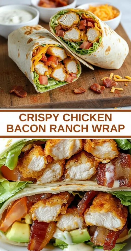 recipe image of a realistic top down mise en place shot showing the fresh ingredients chicken breast bacon ranch dressing tortilla lettuce tomato cheese avocado cucumber onion jalapeo garlic paprika cumin black pepper arranged on a white marble kitchen counter with healthy clear glass bowls and rustic brown wooden kitchen sets under soft diffuse daylight