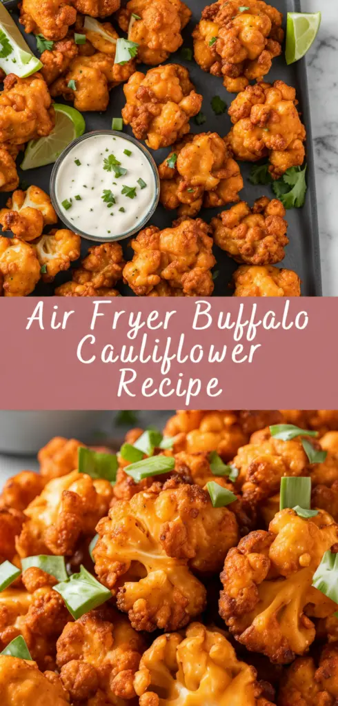 recipe image of a realistic top down mise en place shot showing fresh cauliflower buffalo sauce hot sauce ranch dressing breadcrumbs garlic powder paprika onion powder cayenne pepper olive oil butter parmesan cheese lemon juice salt black pepper arranged on a white marble kitchen counter with healthy clear glass bowls and rustic brown wooden kitchen sets under soft diffuse daylight