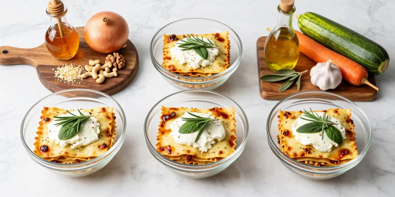 You'll Love This Easy Vegetable Lasagna with Sweet Potato, Butternut Squash & Cranberry Glaze