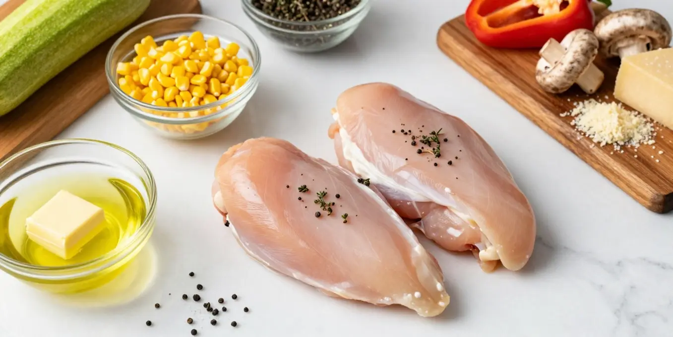 Quick One-Pan Garlic Butter Chicken & Veggies!