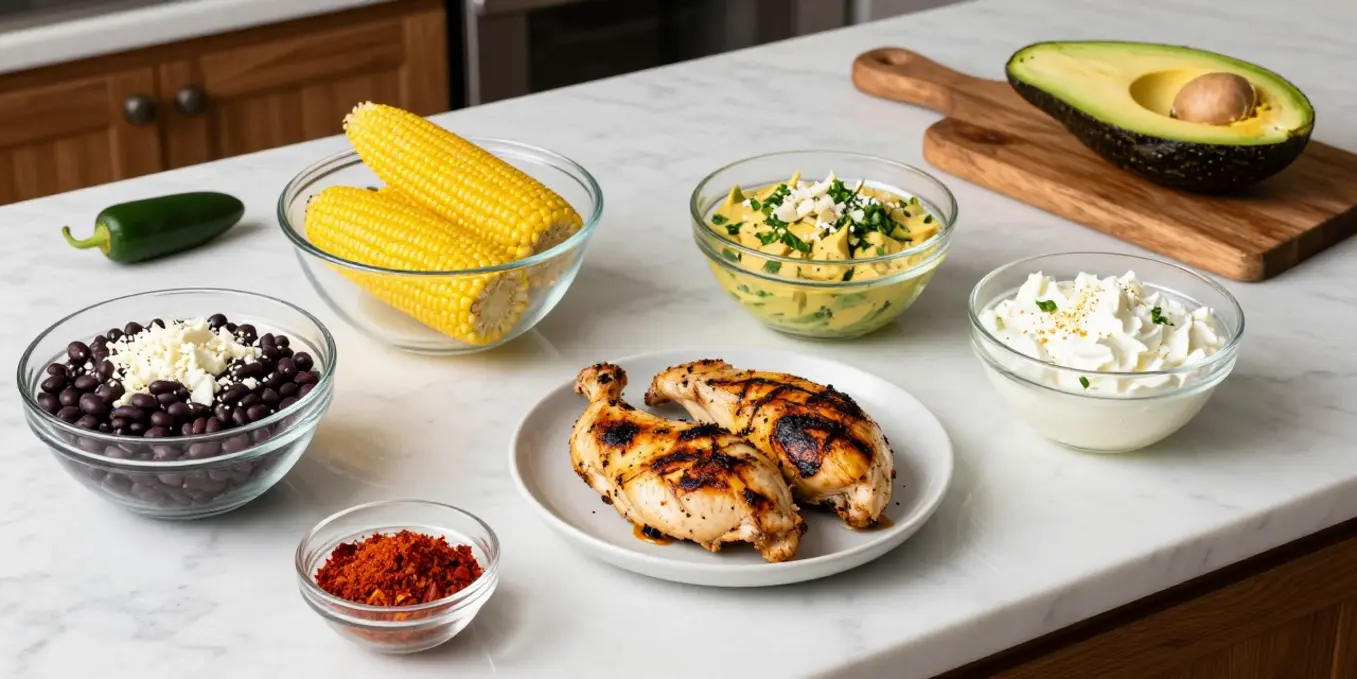 Quick & Easy Street Corn Chicken Rice Bowl You'll Love!